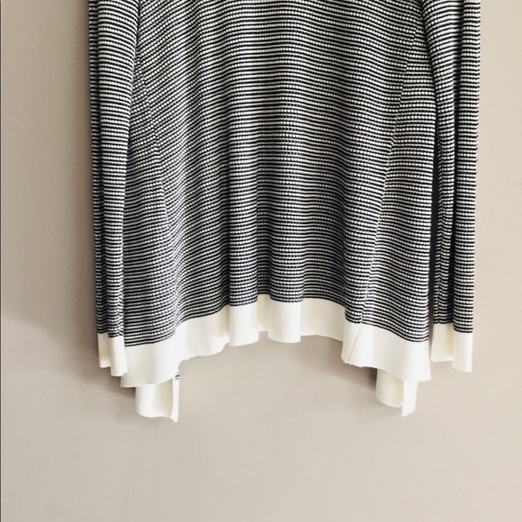 Calvin Klein Lightweight Textured Striped Cardigan - Picture 7 of 8